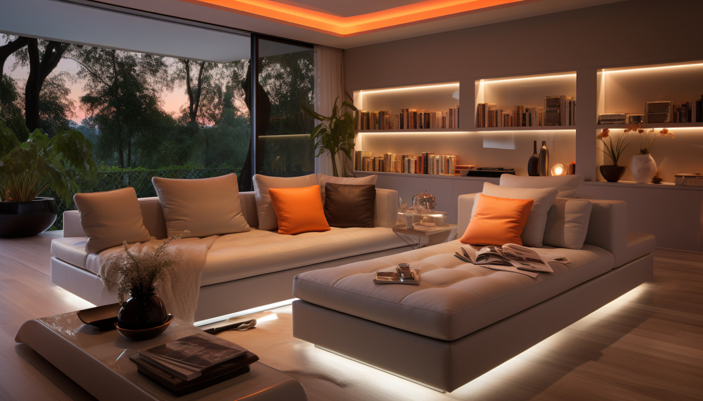 Iluminación LED para un hogar moderno